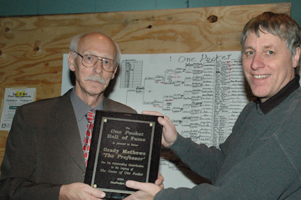 Grady 'Professor' Mathews HOF Ceremony